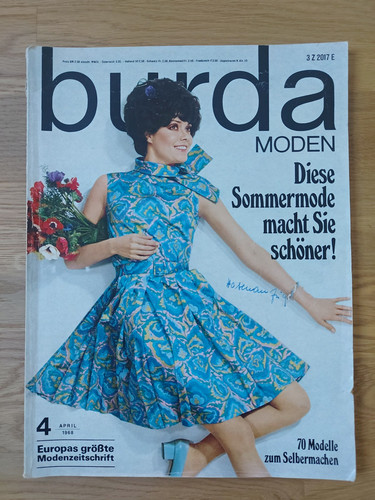 Burda moden ausgabe 1968 - 4/1968, mit