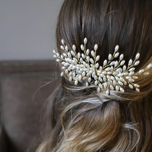 Eleganter braut haarschmuck - braut,
