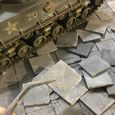 Steinplatten grau 1:35 - 50