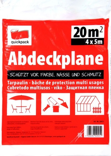 Quickpack abdeckfolie - quickpack, 20