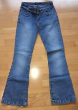 Blaue Jeans mit angenähtem Gürtel Jeel Jeans Stretch W29 L32 hellblau