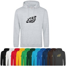 Motorrad Hoodie Rennmaschine