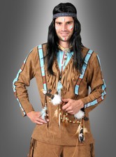 Indianerkostüm häuptling der - indianerkostüm,