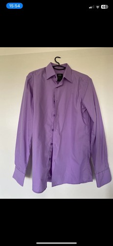 Herren hemd lila jeel - hemd,