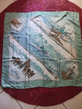 Hermes quadratischer Schal Modell Grönland 1982 Top Zustand Wie Neu 