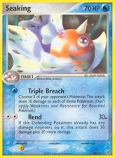 Pokémon Seaking DX-24 Rare Englisch Poor Reverse Holo
