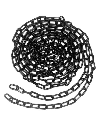 Schwarze kunststoffkette 6mm - kunststoffkette,