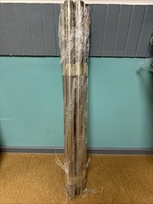 5x Edelstahl Pfosten Stütze V2A Handlaufhalter 1000mm Ohne Leicht Gewölbt 