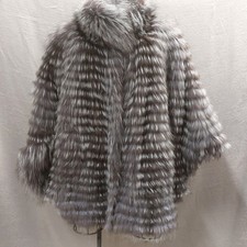 Echt Pelz Fell Fuchs Damen Jacke, Gr.44 46 48