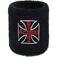 GERMANY Schweissband Frottee Eisernes Kreuz heavy Metal iron cross black