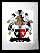 Flagge Wappen Familie Crest -