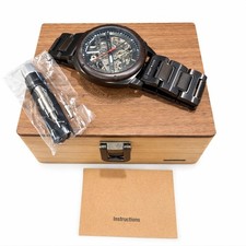 AvantWood Men's Black Skele -