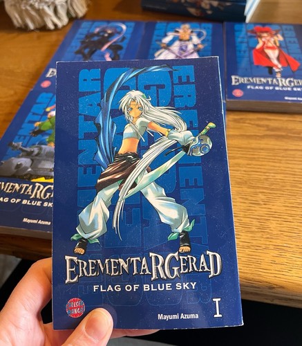 Erementar gerad flag blue - erementar,