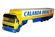 NZG Metallmodell LKW 313 Sattelzug Mercedes Benz SK 1838 S Calanda Bräu 1:43