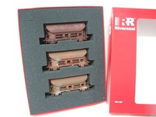 Rivarossi  3er Set Schwenkdachwagen umlackiert ,gealtert (3) zu DR EP IV 1:87 H0