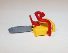 Playmobil Baustelle / Kettensäge / Motorsäge (für Feuerwehr oder Forstarbeiter)