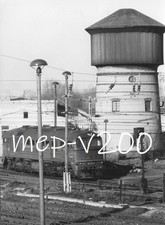 Baryt-Foto ca. 10x15 DR 120 112 Angermünde 1990  - Taigatrommel BR 120 V 200