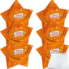 Ferrero Küsschen Stern 6er Pack 6x35g Packung usy Block