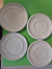 Teller Unterteller Untersetzer Handmade 15- 16 Cm 4x Keramik