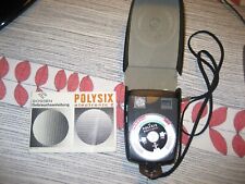 OVP Belichtungsmesser Gossen Polysix electronic 2 Etui Bedienungsanleitung Bat. 