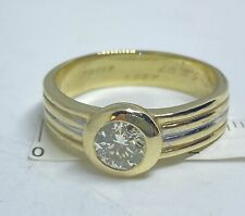 Großer 585 Brillantring 1 ct Lupenreiner Solitär Zertifiziert