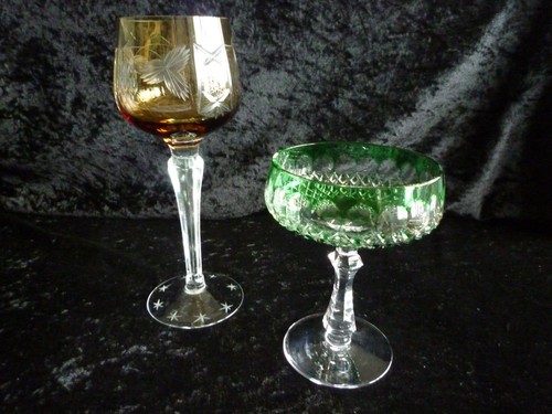 Glas römer kristall - 2x,