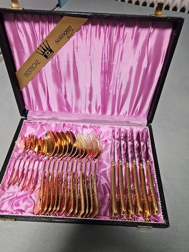 Teilig gold besteck - gold,