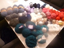 Großes Konvolut Wolle