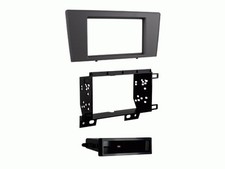 Einbaurahmen Doppel DIN Autoradio für Volvo S60 V70 XC70 2001-2004 dunkelgrau