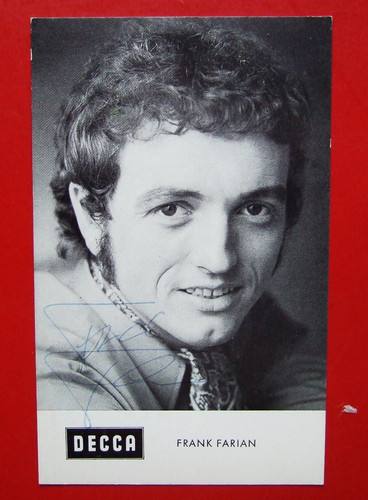 Frank farian autogramm - farian,
