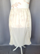 Vintage Rock Satin Spitze elfenbein LILION SOFT Größe XXL FR52 US20 UK24 EU50