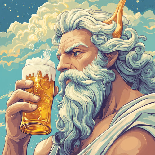Wandtattoo aufkleber gott zeus - wandtattoo,