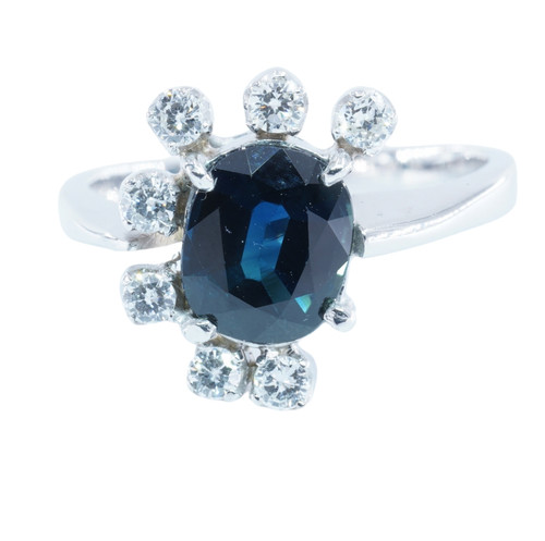 Weißgoldring mit brillanten - weißgoldring,