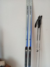 FISCHER LANGLAUFSKI 700 CROWN TECH, 150 cm LANG mit Stöcken