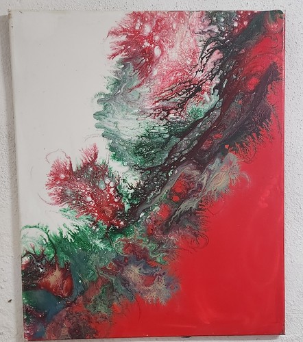 Acrylbild pouringarbeit selbst - pouringarbeit,