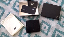 Montblanc Portmonnaie Geldbörse Börse schwarz Case black Leather Goods Weihnacht