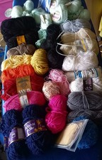 Wollreste- Bastelwolle