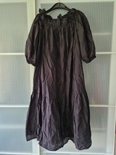 H&M Sommerkleid Kleid midikleid Strandkleid Gr. S schwarz 