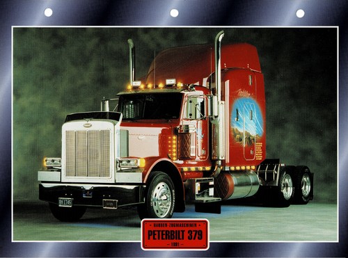 Peterbilt 379 1991 infokarte - 1991,
