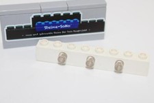 Lego (c) 1x Lichtstein 1x6 - Zug - weiß - 2500c01 - Eisenbahn - 3 Prismen Licht