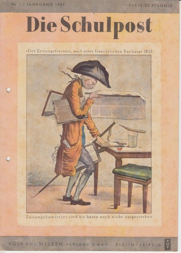Die schulpost 1947 - 1, rar