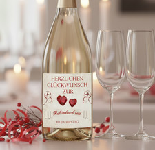1 Aufkleber Flaschenetikett -