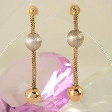 Tolle ohrringe 585 - 585, gelbgold