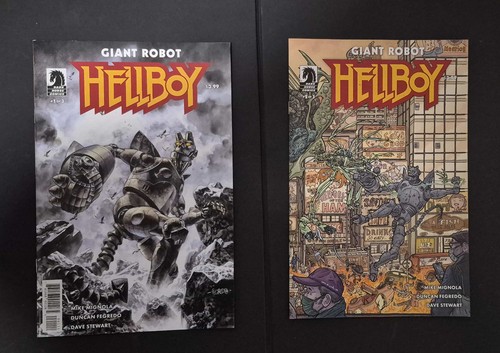 Giant robot hellboy - robot, #2a+b