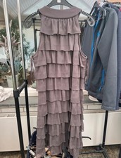 Damen Kleid kurz Taupe  Braun