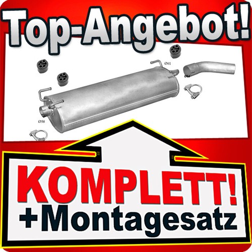 Auspuff für iveco daily iii - auspuff,