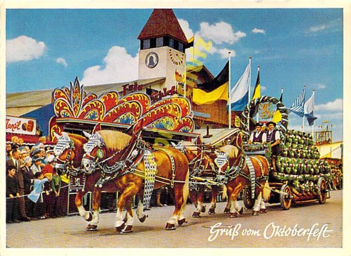 München festumzug - münchen, ak