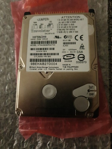 Hitachi travelstar hdd - hitachi, gb