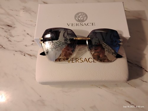 Versace sunglasses unisex - versace, gold
