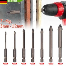 7 Tlg Fliesenbohrer Glasbohrer